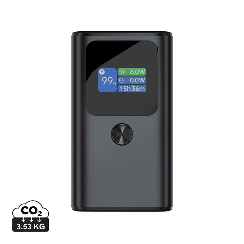 Urban Vitamin Campbell 55W 10 000 mAh kapesní powerbanka, šedá Urban Vitamin Campbell 55W 10 000 mAh kapesní powerbanka, šedá