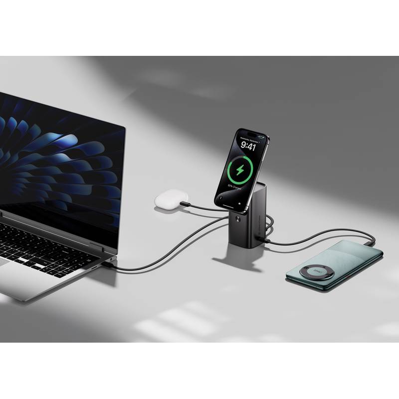 Urban Vitamin Sunnyvale 100W 15 000 mAh magn. powerbanka, sivá Urban Vitamin Sunnyvale 100W 15 000 mAh magn. powerbanka, sivá