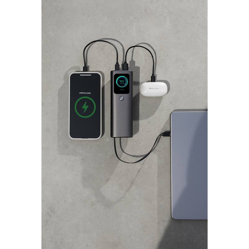 Powerbanka Urban Vitamin Stanford 165W 20 000 mAh, šedá Powerbanka Urban Vitamin Stanford 165W 20 000 mAh, šedá