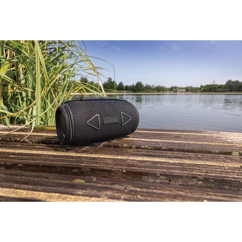 Prisma voděodolný IPX 4, 16W reproduktor z rec. plastu RCS, černá Prisma voděodolný IPX 4, 16W reproduktor z rec. plastu RCS, černá