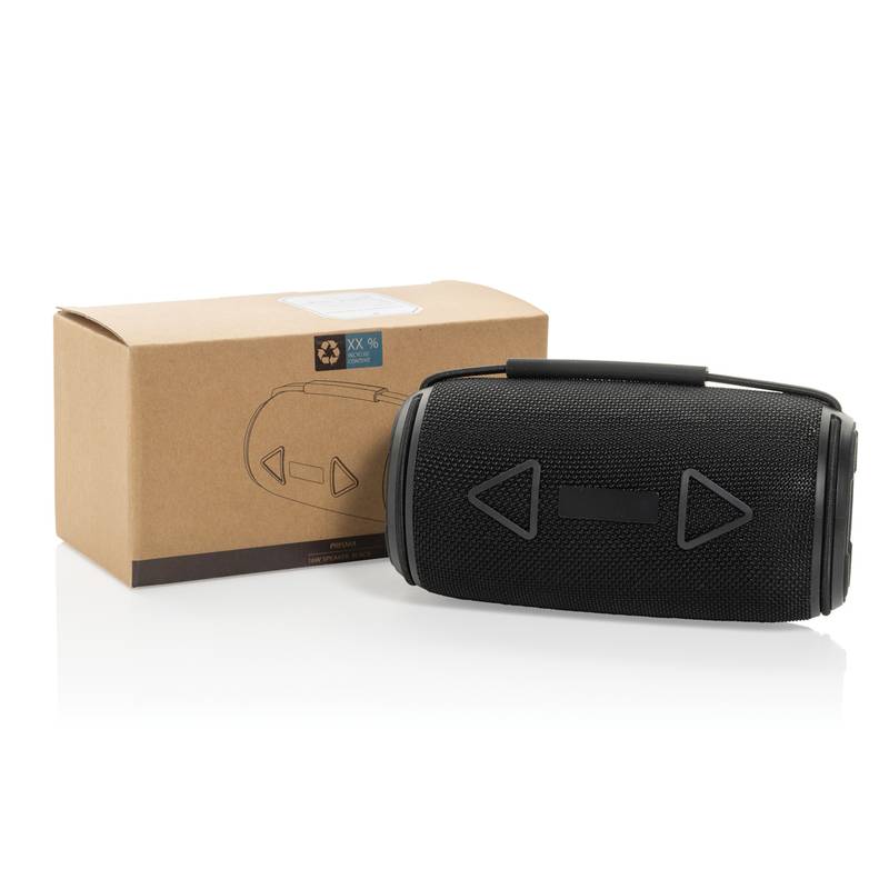 Prisma voděodolný IPX 4, 16W reproduktor z rec. plastu RCS, černá Prisma voděodolný IPX 4, 16W reproduktor z rec. plastu RCS, černá