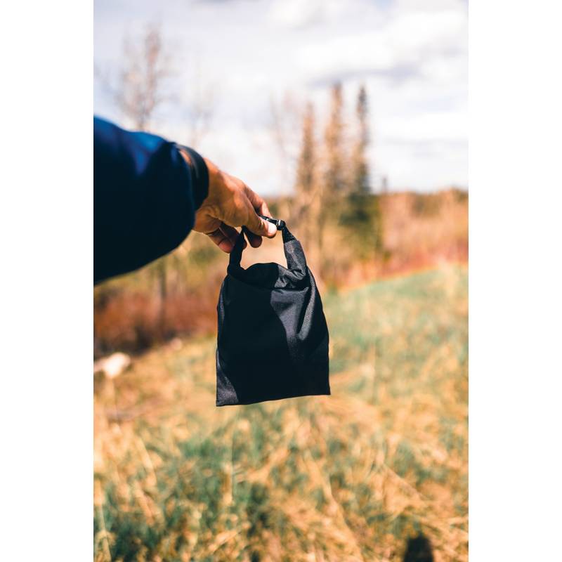 Snackstrap AWARE™ RPET – skladatelná svačinová taška 30x20CM, černá Snackstrap AWARE™ RPET – skladatelná svačinová taška 30x20CM, černá