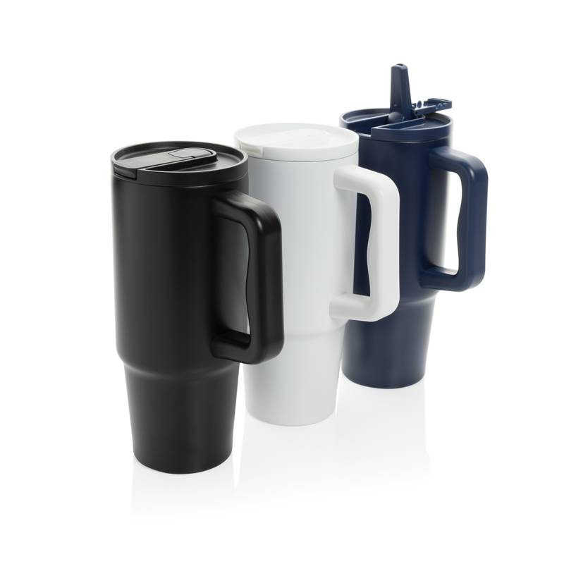 Embrace neprotékající tumbler z recykl. nerez. oceli 900ml, černá Embrace neprotékající tumbler z recykl. nerez. oceli 900ml, černá