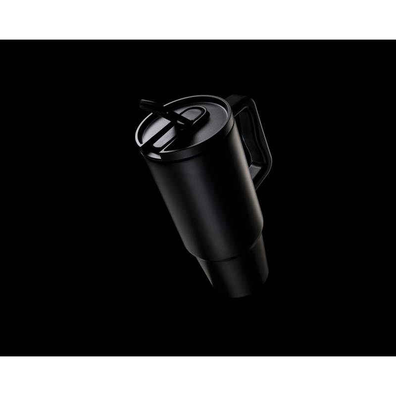 Embrace neprotékající tumbler z recykl. nerez. oceli 900ml, černá Embrace neprotékající tumbler z recykl. nerez. oceli 900ml, černá