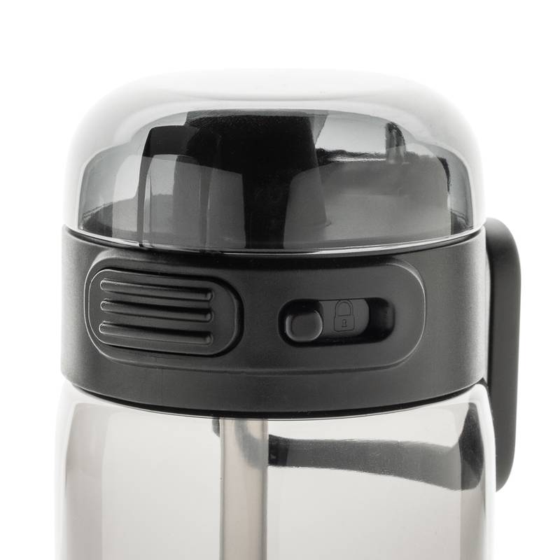 Fľaša na vodu SipnLock RCS RPET 800 ml, nepretek., športová, čierna Fľaša na vodu SipnLock RCS RPET 800 ml, nepretek., športová, čierna