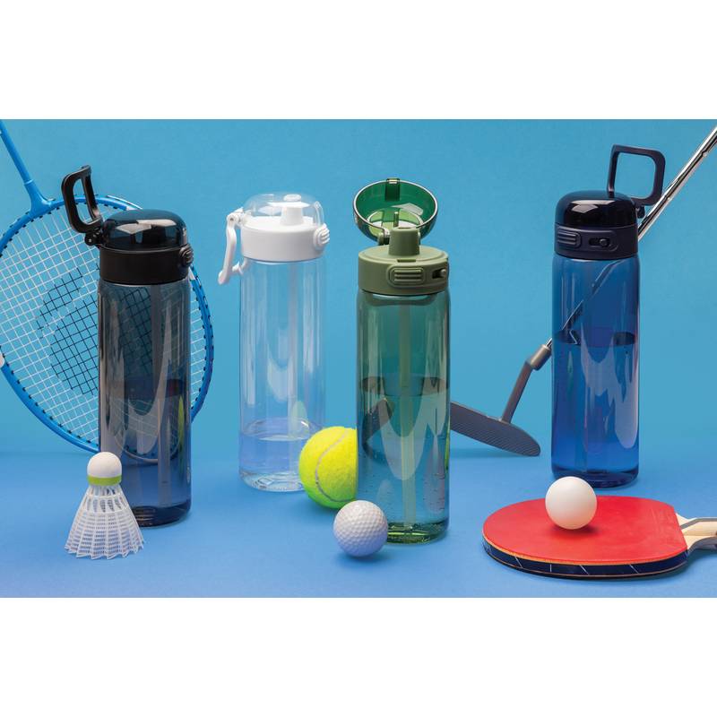 Fľaša na vodu SipnLock RCS RPET 800 ml, nepretek., športová, čierna Fľaša na vodu SipnLock RCS RPET 800 ml, nepretek., športová, čierna