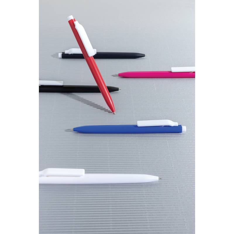 Vibe rektifikované pero R-ABS s ultra hladkým inkoustem., černá - bílá Vibe rektifikované pero R-ABS s ultra hladkým inkoustem., černá - bílá