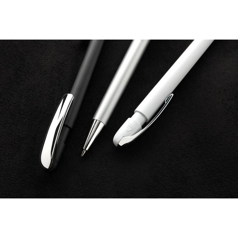 Pero Glide s kovovým klipem, certifikováno GRS R-ABS, černá Pero Glide s kovovým klipem, certifikováno GRS R-ABS, černá