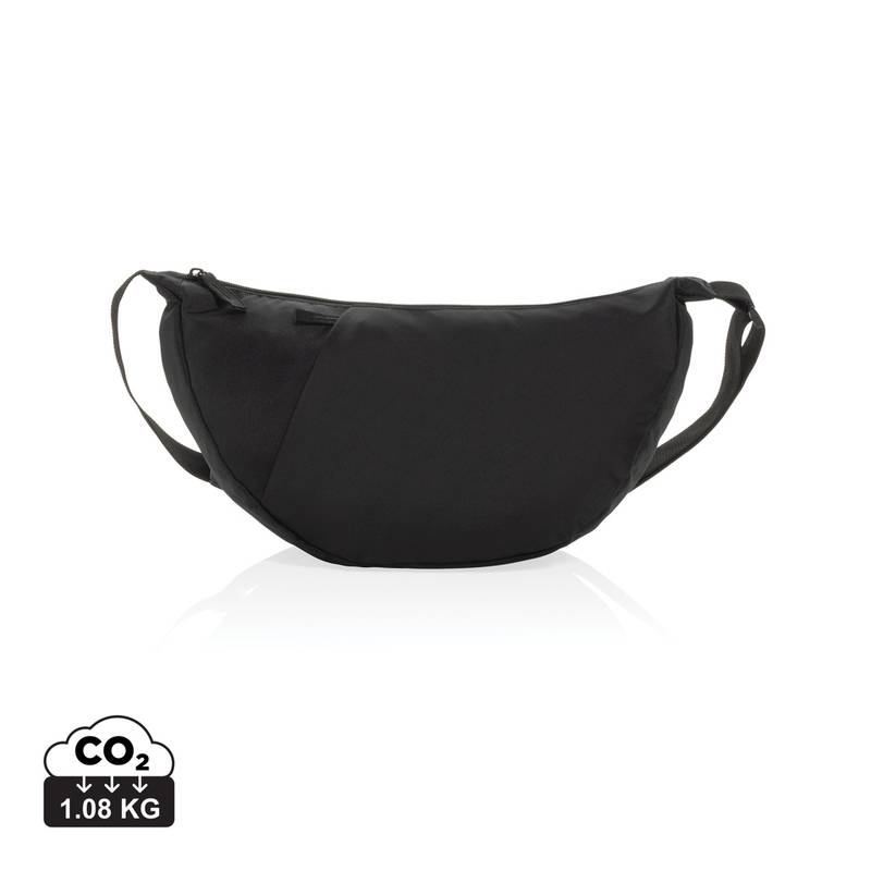 Crescent XL AWARE™ RPET taška přes rameno ve tvaru půlměsíce, černá Crescent XL AWARE™ RPET taška přes rameno ve tvaru půlměsíce, černá