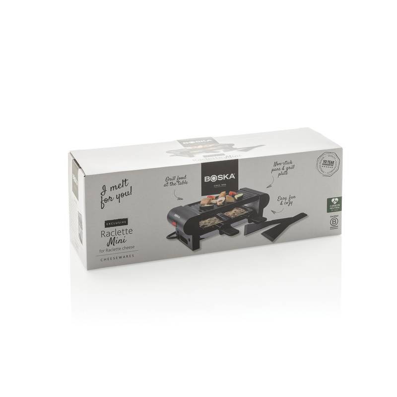 BOSKA Gourmet Raclette Mini 220V (EU Typ F), černá BOSKA Gourmet Raclette Mini 220V (EU Typ F), černá