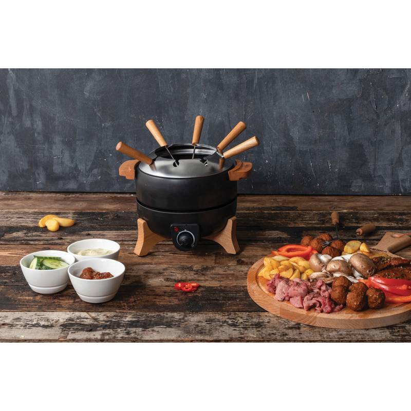 BOSKA elektrická souprava na fondue Party - 2,3 l (EU Typ F), černá BOSKA elektrická souprava na fondue Party - 2,3 l (EU Typ F), černá