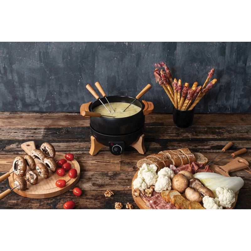 BOSKA elektrická souprava na fondue Party - 2,3 l (EU Typ F), černá BOSKA elektrická souprava na fondue Party - 2,3 l (EU Typ F), černá