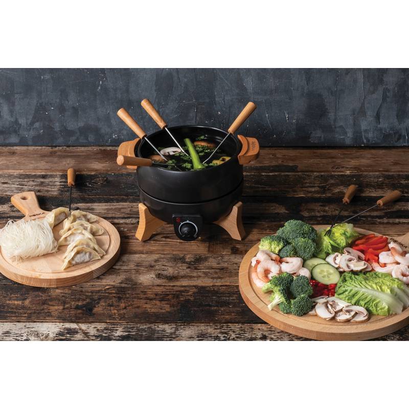 BOSKA elektrická souprava na fondue Party - 2,3 l (EU Typ F), černá BOSKA elektrická souprava na fondue Party - 2,3 l (EU Typ F), černá