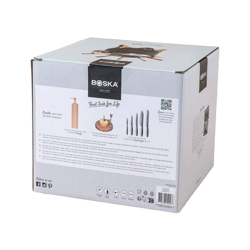 BOSKA elektrická souprava na fondue Party - 2,3 l (EU Typ F), černá BOSKA elektrická souprava na fondue Party - 2,3 l (EU Typ F), černá