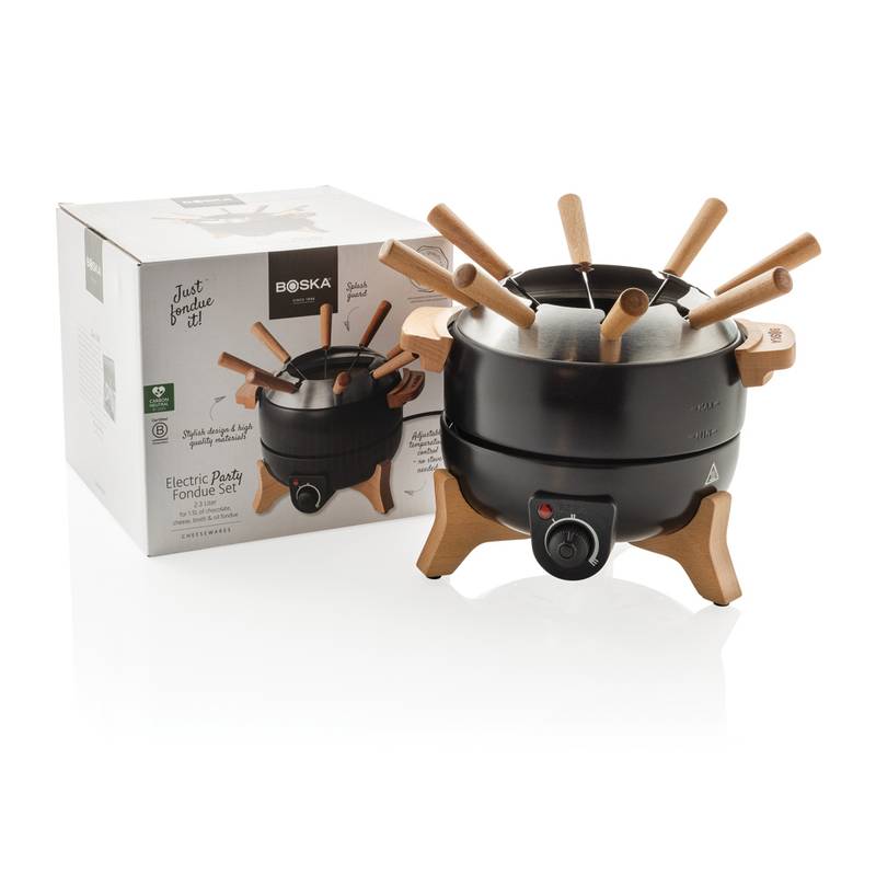BOSKA elektrická souprava na fondue Party - 2,3 l (EU Typ F), černá BOSKA elektrická souprava na fondue Party - 2,3 l (EU Typ F), černá