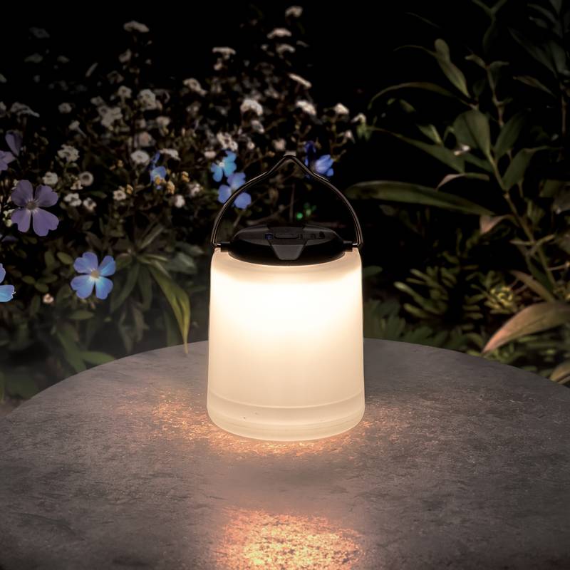 Limio prenosná nabíjateľná stolová lampa z rec. plastu RCS, biela Limio prenosná nabíjateľná stolová lampa z rec. plastu RCS, biela