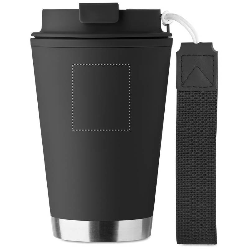 Dvoustěnný pohárek 300 ml, černá Dvoustěnný pohárek 300 ml, černá