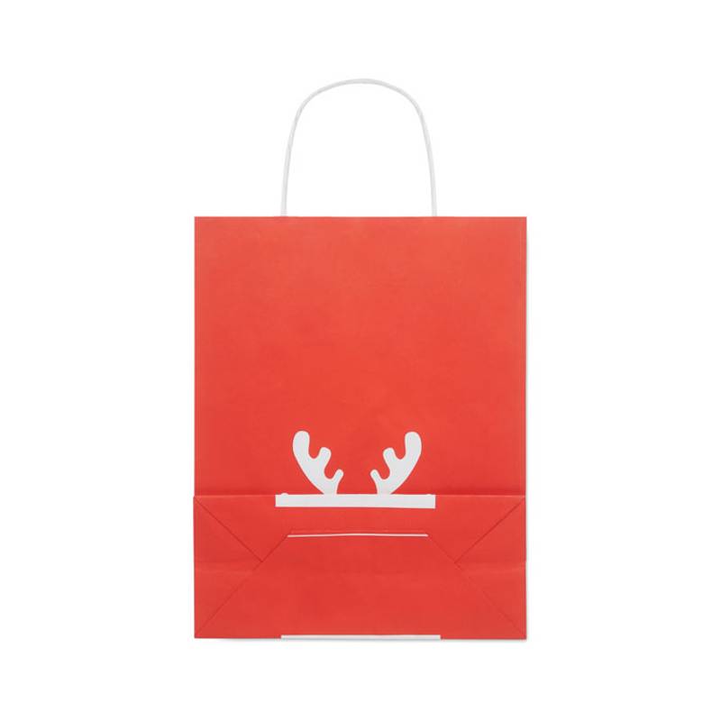Darčeková papierová taška malá, červená Darčeková papierová taška malá, červená