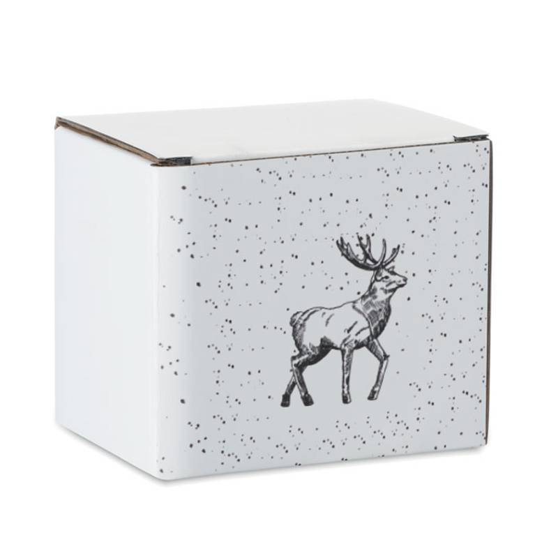 Vianočný keramický hrnček 300 ml, čierna Vianočný keramický hrnček 300 ml, čierna