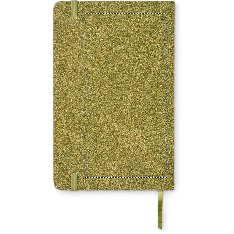 Zápisník A5 s tvrdou obálkou, zelená Zápisník A5 s tvrdou obálkou, zelená