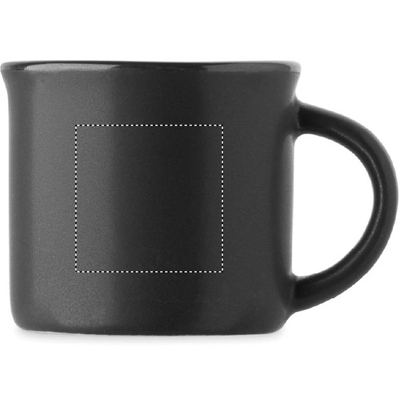 Keramický espresso hrnček 40 ml, čierna Keramický espresso hrnček 40 ml, čierna