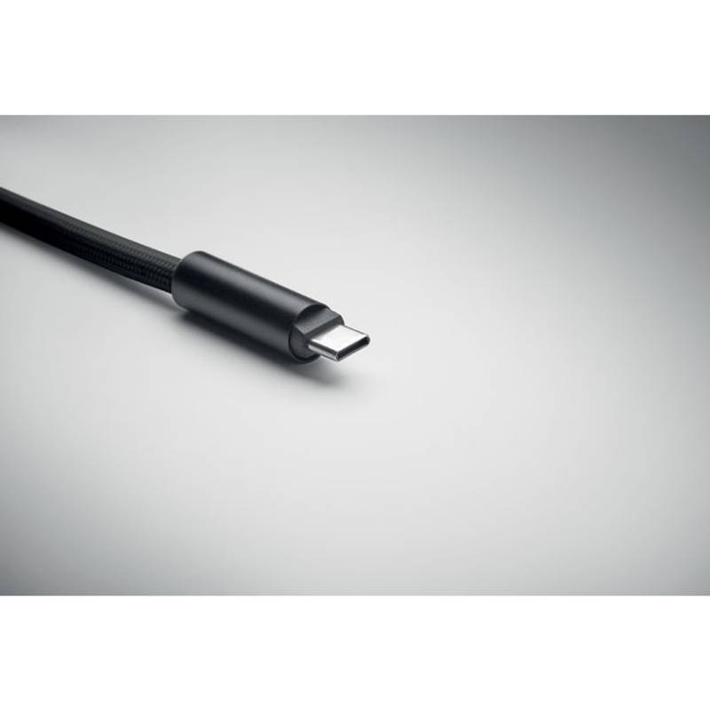 Nabíjecí a datový kabel 60W, černá Nabíjecí a datový kabel 60W, černá