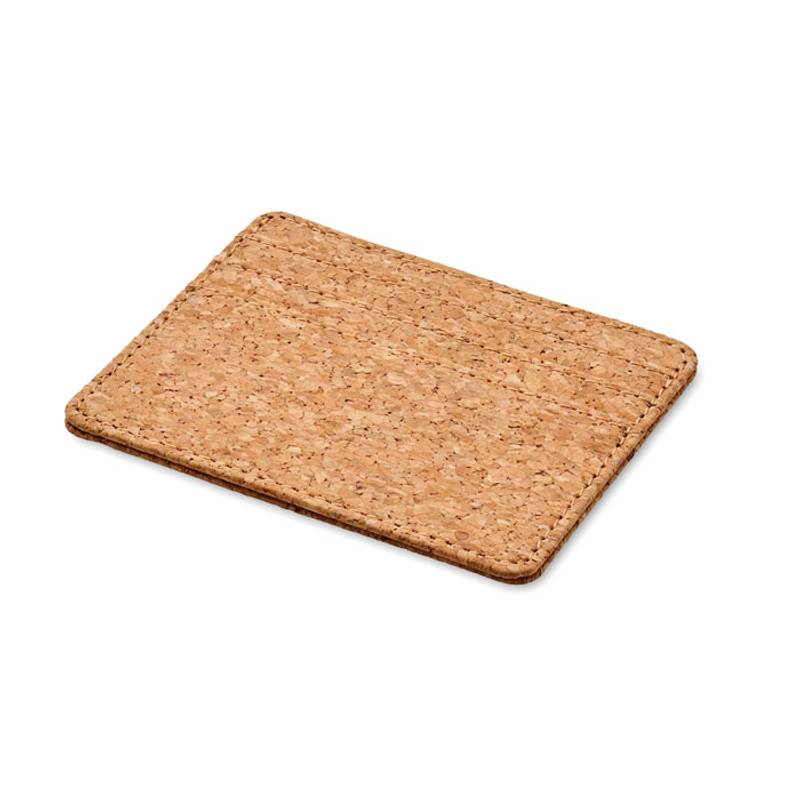 Korkové RFID puzdro na karty, hnedá Beige Korkové RFID puzdro na karty, hnedá Beige