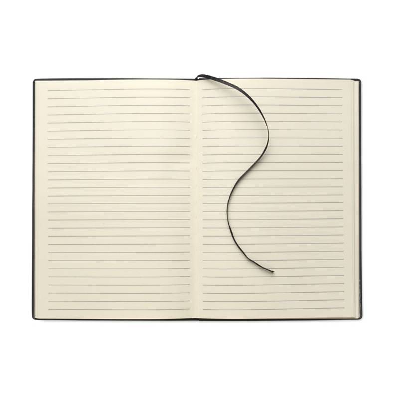 Zápisník A5 z měkkého PU, černá Zápisník A5 z měkkého PU, černá