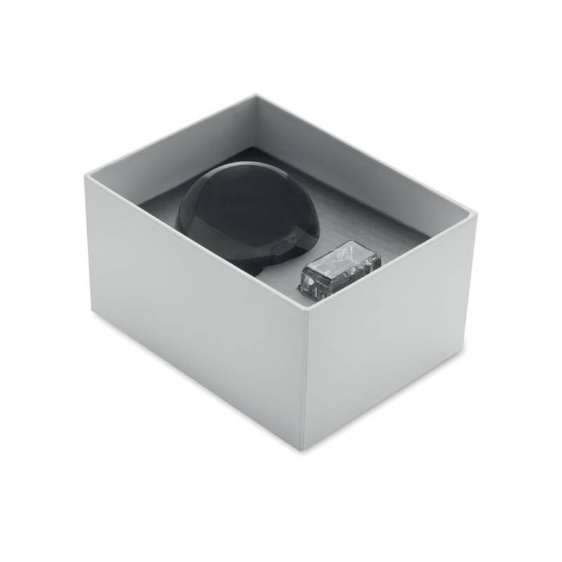 Sklenená cena v tvare gule, transparentná Sklenená cena v tvare gule, transparentná