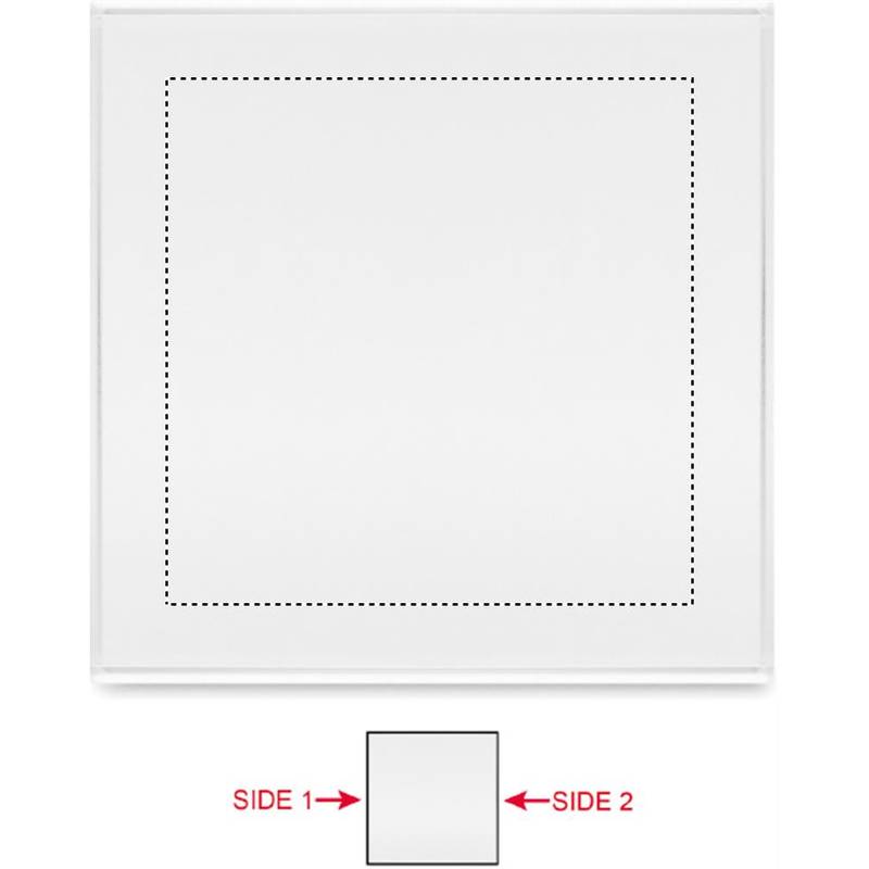 Sklenená cena v tvare kocky, transparentná Sklenená cena v tvare kocky, transparentná