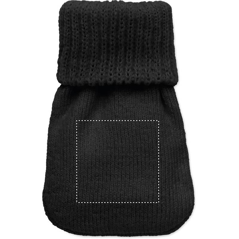 Ohrievač rúk v pletenom obale, čierna Ohrievač rúk v pletenom obale, čierna