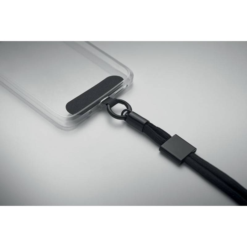 Pútko na telefón a zápästie, čierna Pútko na telefón a zápästie, čierna