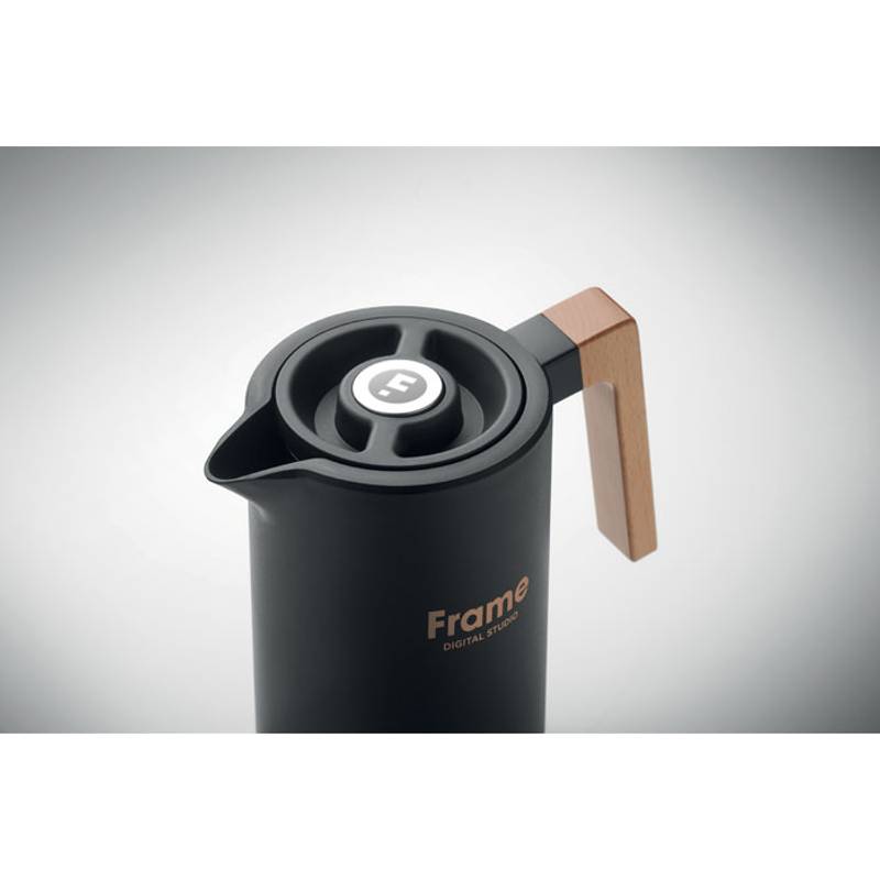 Dvoustěnný džbán 1 l, černá Dvoustěnný džbán 1 l, černá