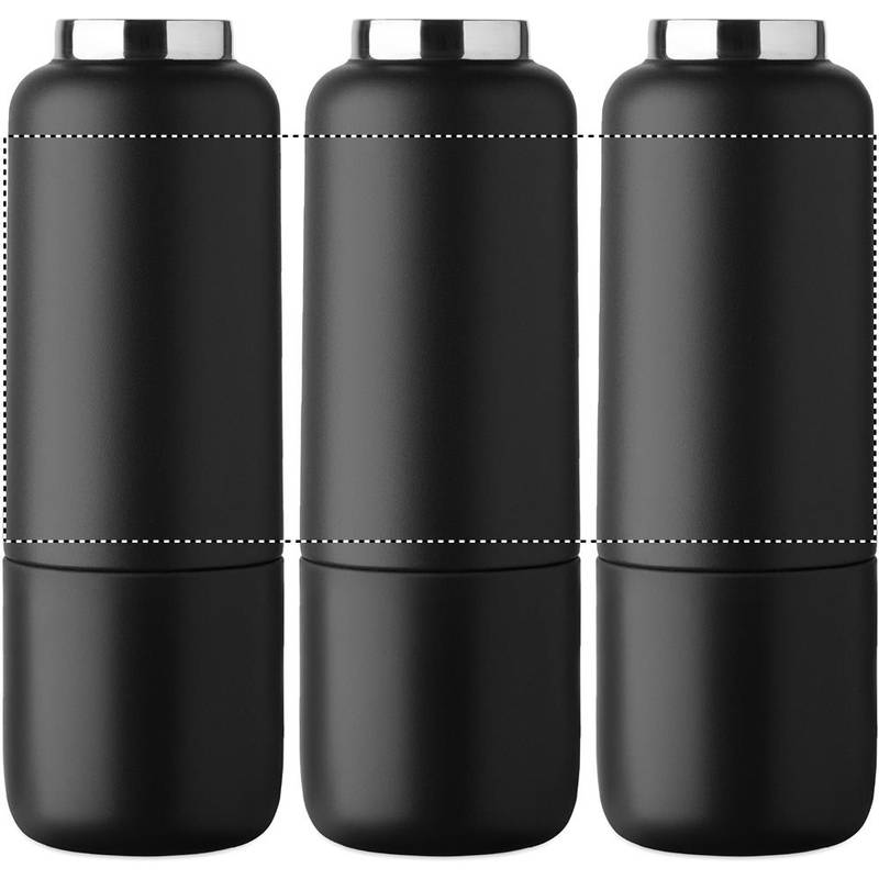 Dvoustěnná láhev 500ml, černá Dvoustěnná láhev 500ml, černá