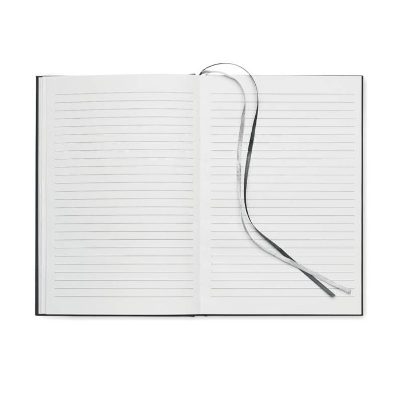 Zápisník A5 recyklovaný, černá Zápisník A5 recyklovaný, černá