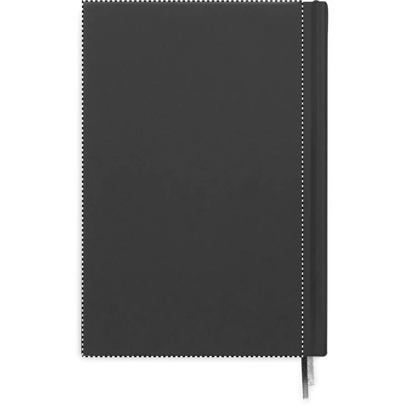 Zápisník A5 recyklovaný, černá Zápisník A5 recyklovaný, černá