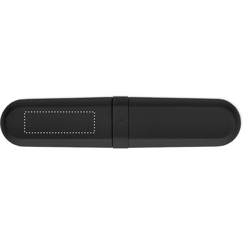 Sada príborov a púzdro z PLA, čierna Sada príborov a púzdro z PLA, čierna