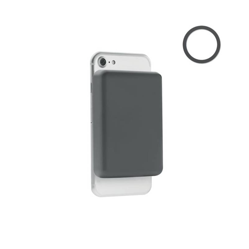 Magnetická bezdrát. nabíječka, šedá Stone Magnetická bezdrát. nabíječka, šedá Stone