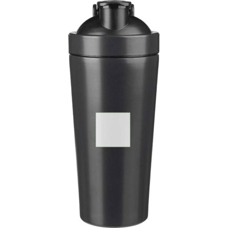 Jednostenná fľaša na pitie z recyklovanej nehrdzavejúcej ocele (750 ml) Orla, čierna Jednostenná fľaša na pitie z recyklovanej nehrdzavejúcej ocele (750 ml) Orla, čierna