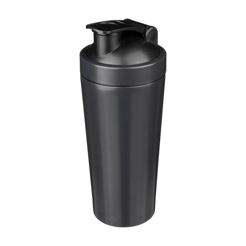 Jednostenná fľaša na pitie z recyklovanej nehrdzavejúcej ocele (750 ml) Orla, čierna Jednostenná fľaša na pitie z recyklovanej nehrdzavejúcej ocele (750 ml) Orla, čierna