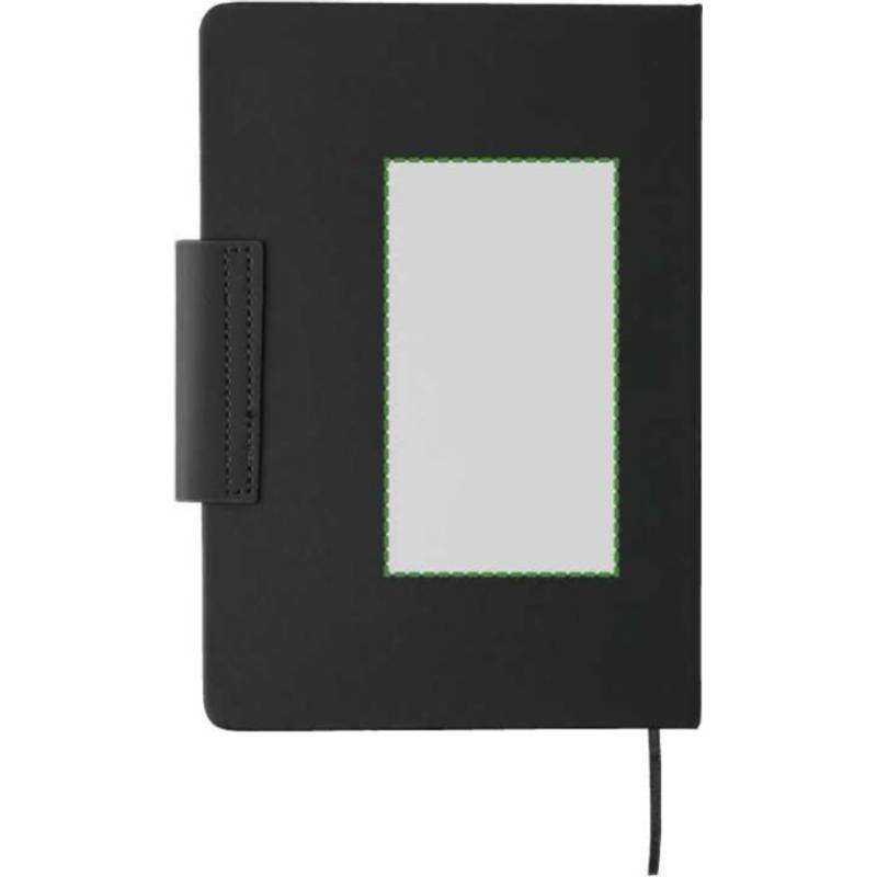 Kartónová kancelárska darčeková sada Erren, čierna Kartónová kancelárska darčeková sada Erren, čierna