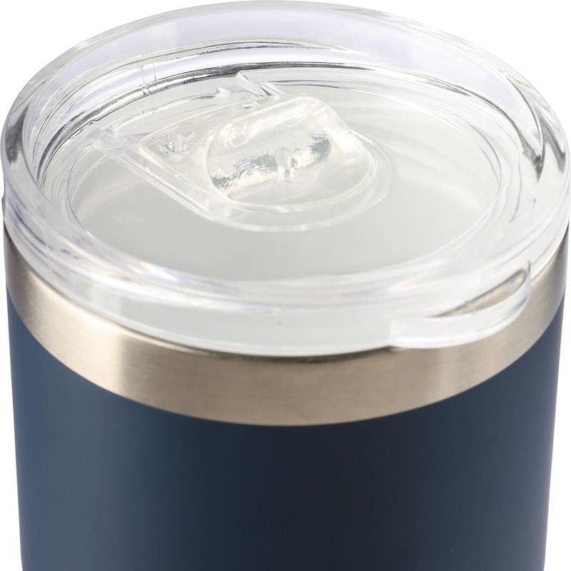 Dvojstenný cestovný hrnček z recyklovanej nehrdzavejúcej ocele (350 ml) Ayen, čierna Dvojstenný cestovný hrnček z recyklovanej nehrdzavejúcej ocele (350 ml) Ayen, čierna