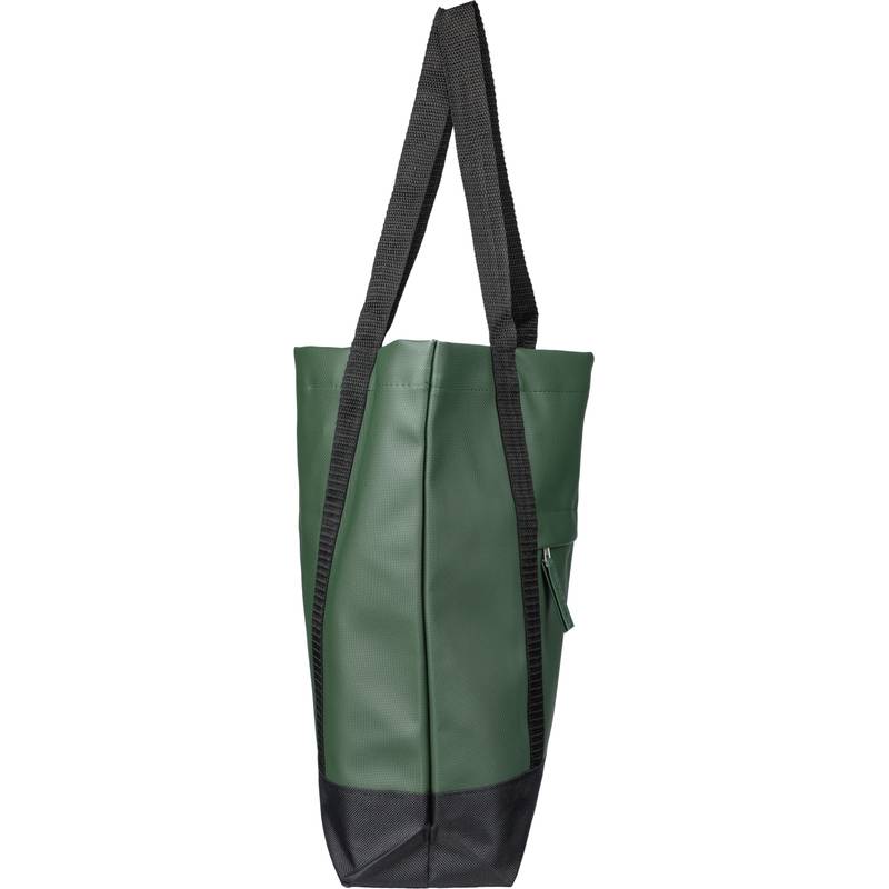 Nákupná taška z rPET polyesteru (600D) Lumi, čierna Nákupná taška z rPET polyesteru (600D) Lumi, čierna