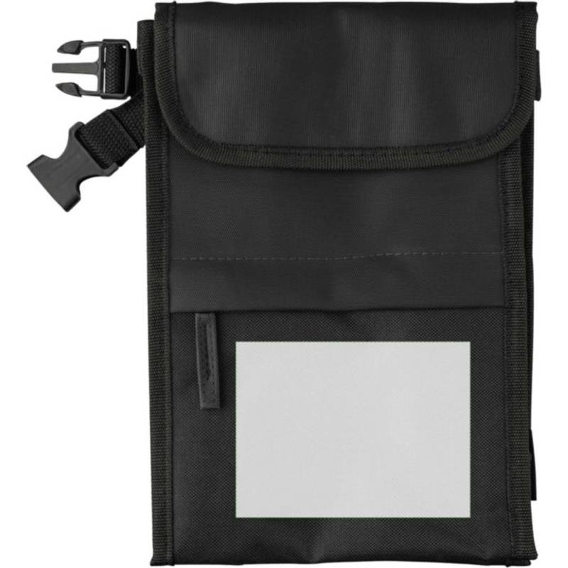 Chladiaca taška z rPET polyesteru (600D) Eira, čierna Chladiaca taška z rPET polyesteru (600D) Eira, čierna