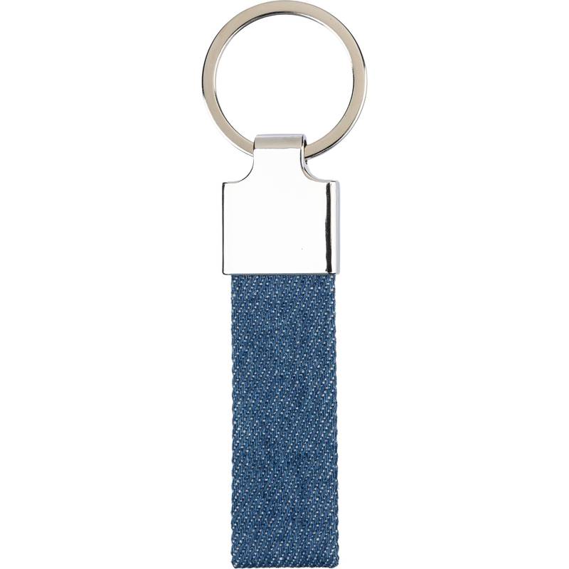 Rifľová kľúčenka Enzi, modrá Rifľová kľúčenka Enzi, modrá