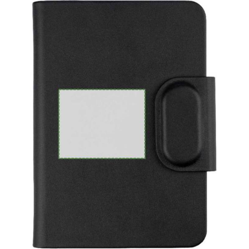 Puzdro na pas z recyklovaného PU Mavi, čierna Puzdro na pas z recyklovaného PU Mavi, čierna