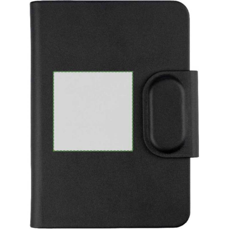 Puzdro na pas z recyklovaného PU Mavi, čierna Puzdro na pas z recyklovaného PU Mavi, čierna