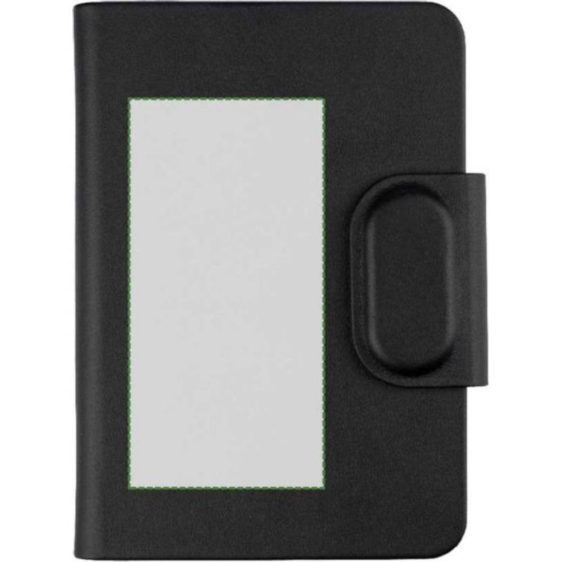 Puzdro na pas z recyklovaného PU Mavi, čierna Puzdro na pas z recyklovaného PU Mavi, čierna