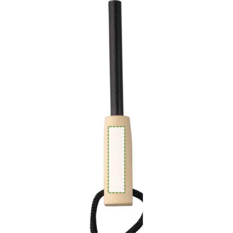 Podpaľovač z nehrdzavejúcej ocele Azra, hnedá Podpaľovač z nehrdzavejúcej ocele Azra, hnedá