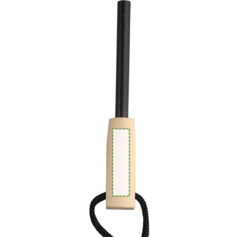 Podpaľovač z nehrdzavejúcej ocele Azra, hnedá Podpaľovač z nehrdzavejúcej ocele Azra, hnedá